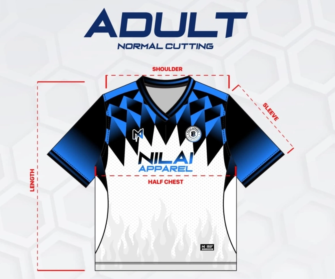 MAGNET 2026 official jersey with measurement reference points