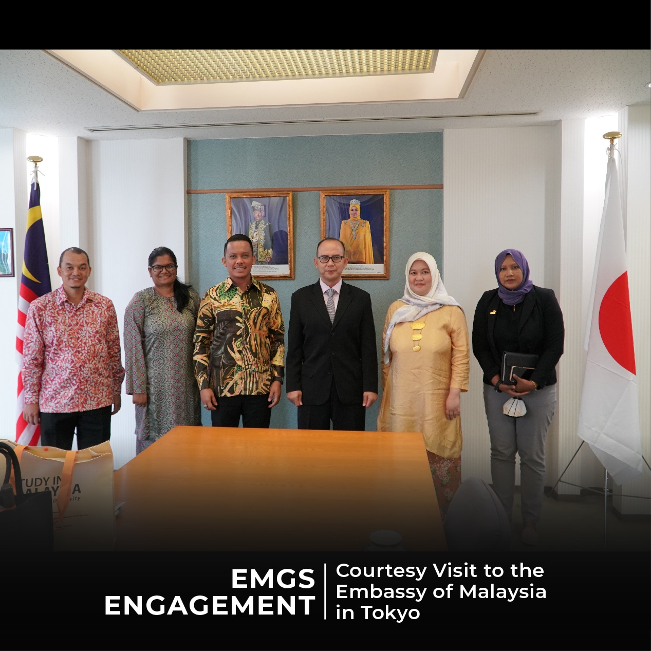 Emgs Engagement Courtesy Visit To The Embassy Of Malaysia In Tokyo Education Malaysia Global 1411